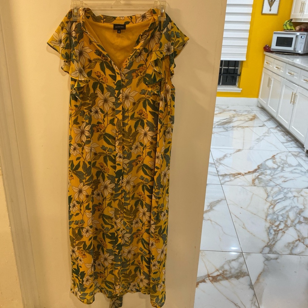 Floral Yellow Dress